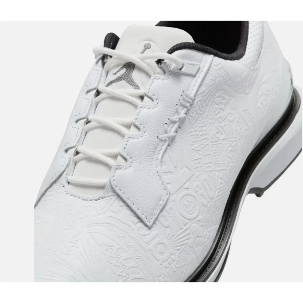 Nike Air Jordan ADG 5 'White Black Pure‎ Platinum' FQ6642-102 Men's Size 8