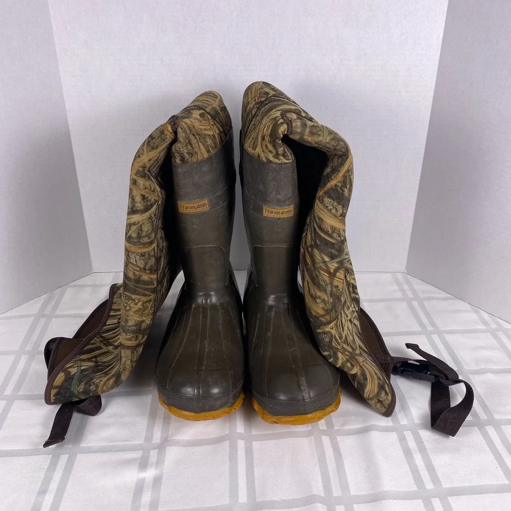 Cabela's Neoprene Camo‎ Hip Waders Men's Sz 8. Thinsulate
