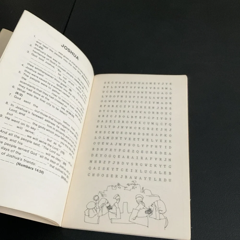 Double Trouble 1978 Puzzles Book‎ Bible People Old Testament History Gerald Dye