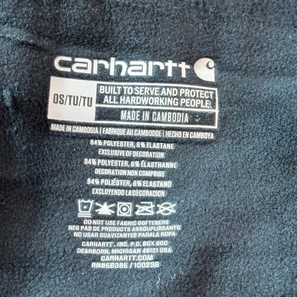 Carhartt fleece neck