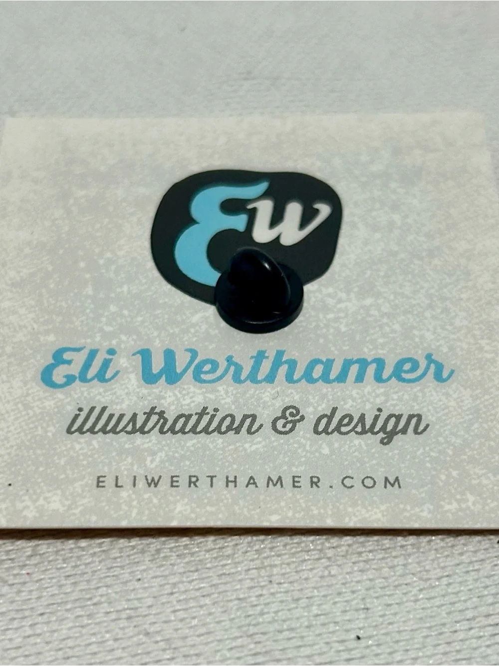 Eli Werthamer Basketball Character Enamel Pin New on Card Kool-Aid Man