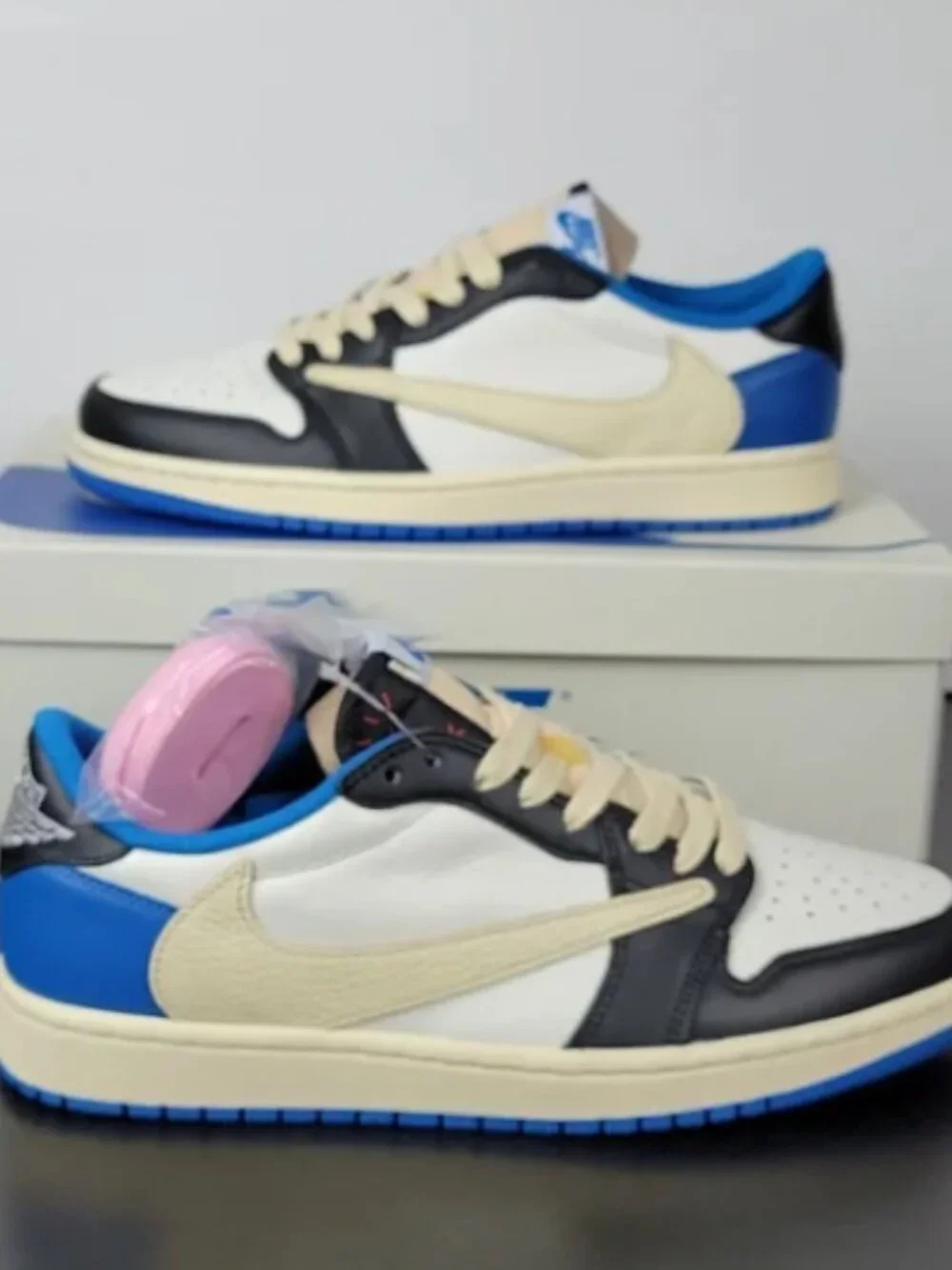 Air Jordan 1 Low Fragment × Travis Scott Men's Shoes