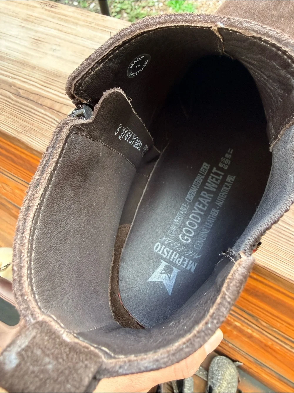 Mephisto chukka boots