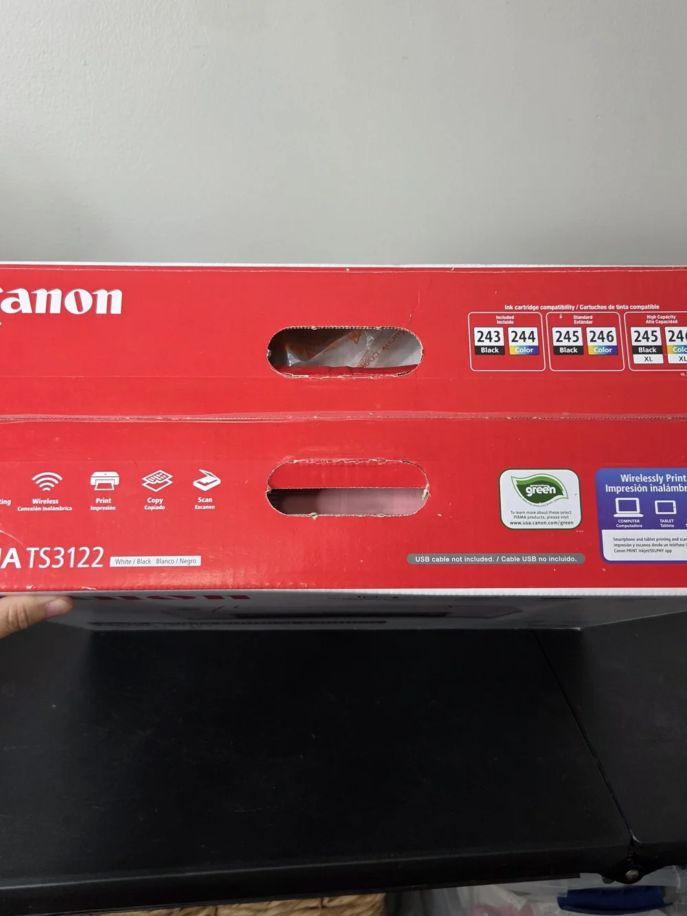 Canon via clear