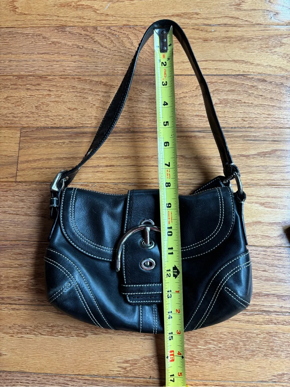 N/A wallet stitching black