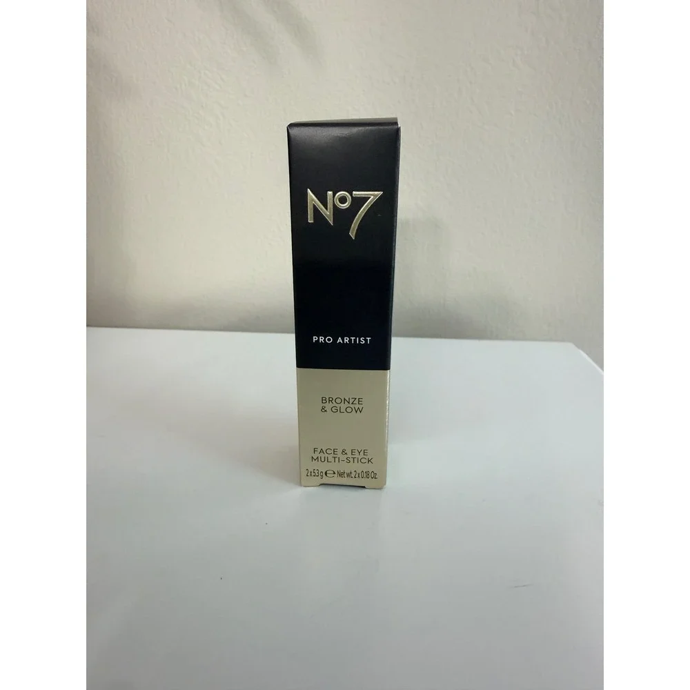 No7 Pro Artist Multi-Stick Womens 0.36oz Bronze Glow Light Champagne NWT