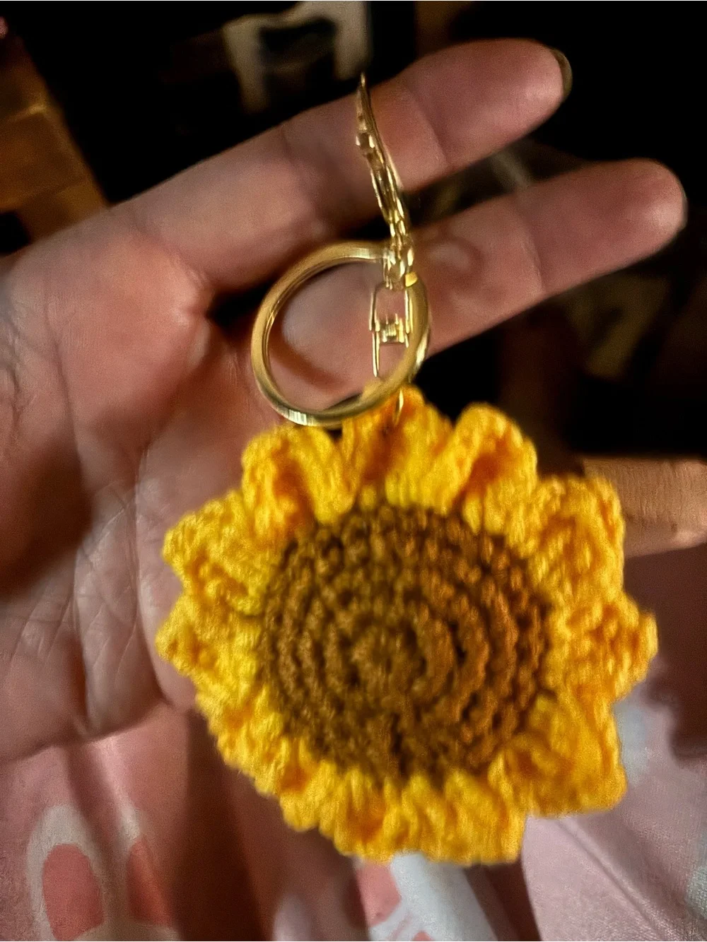 Handmade Sunflower Crochet bag sharm- Yellow beautiful
