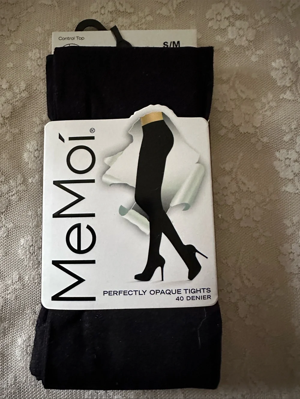 Memoi Pantyhose Small/Medium Black