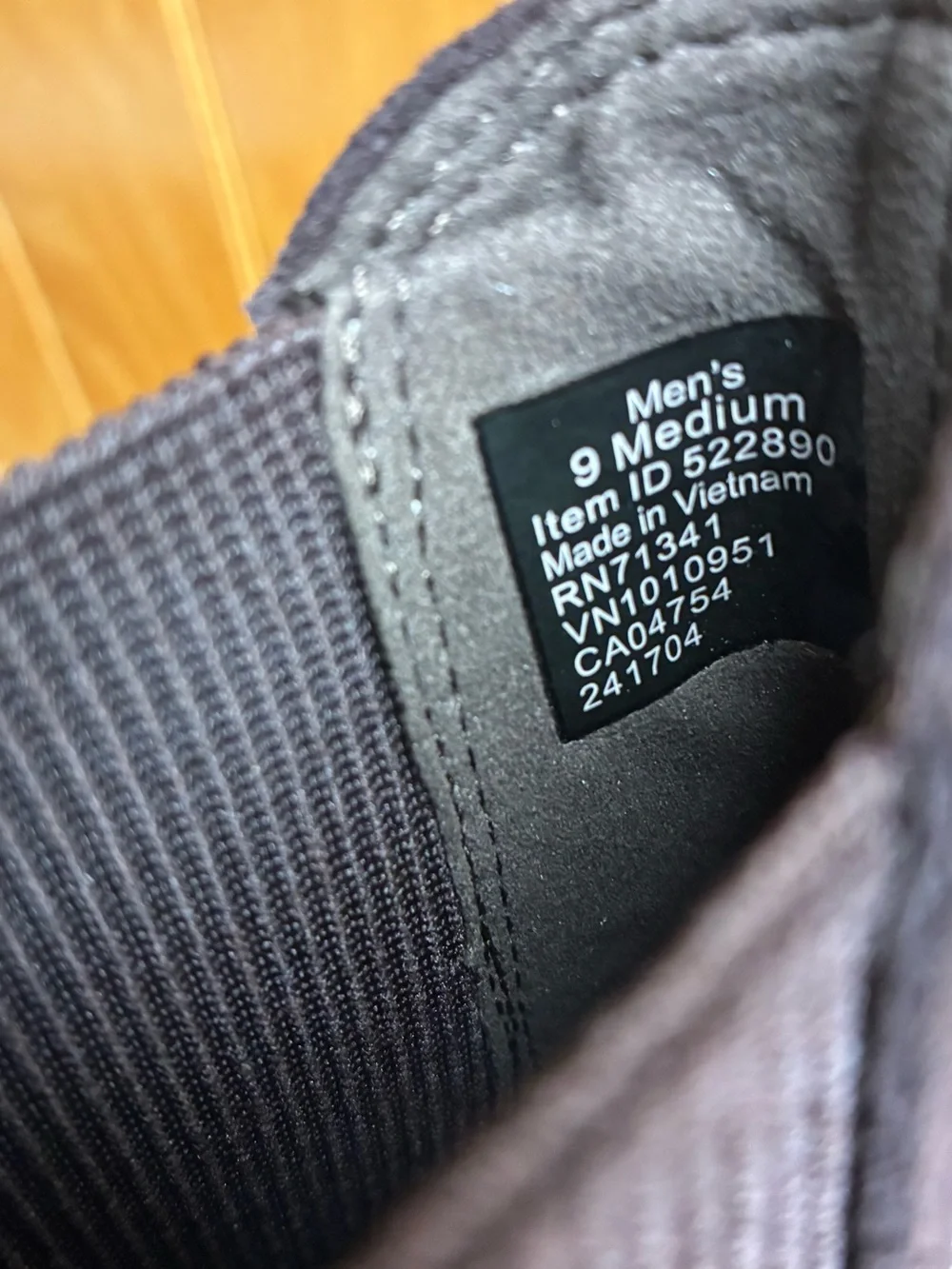 L.L. Bean panels stitched