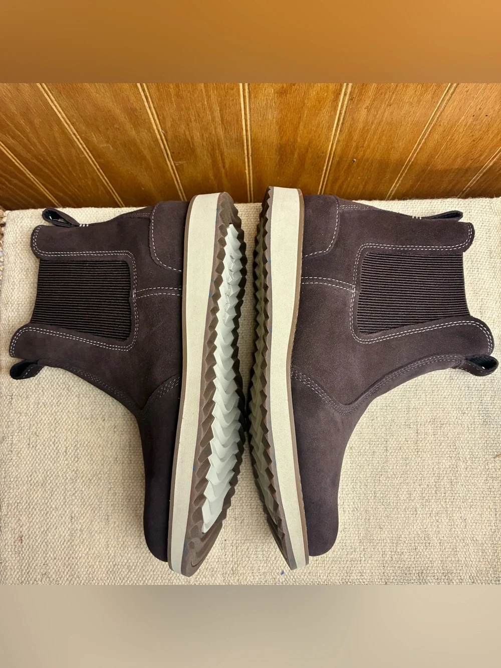 L.L. Bean boots sole stitched