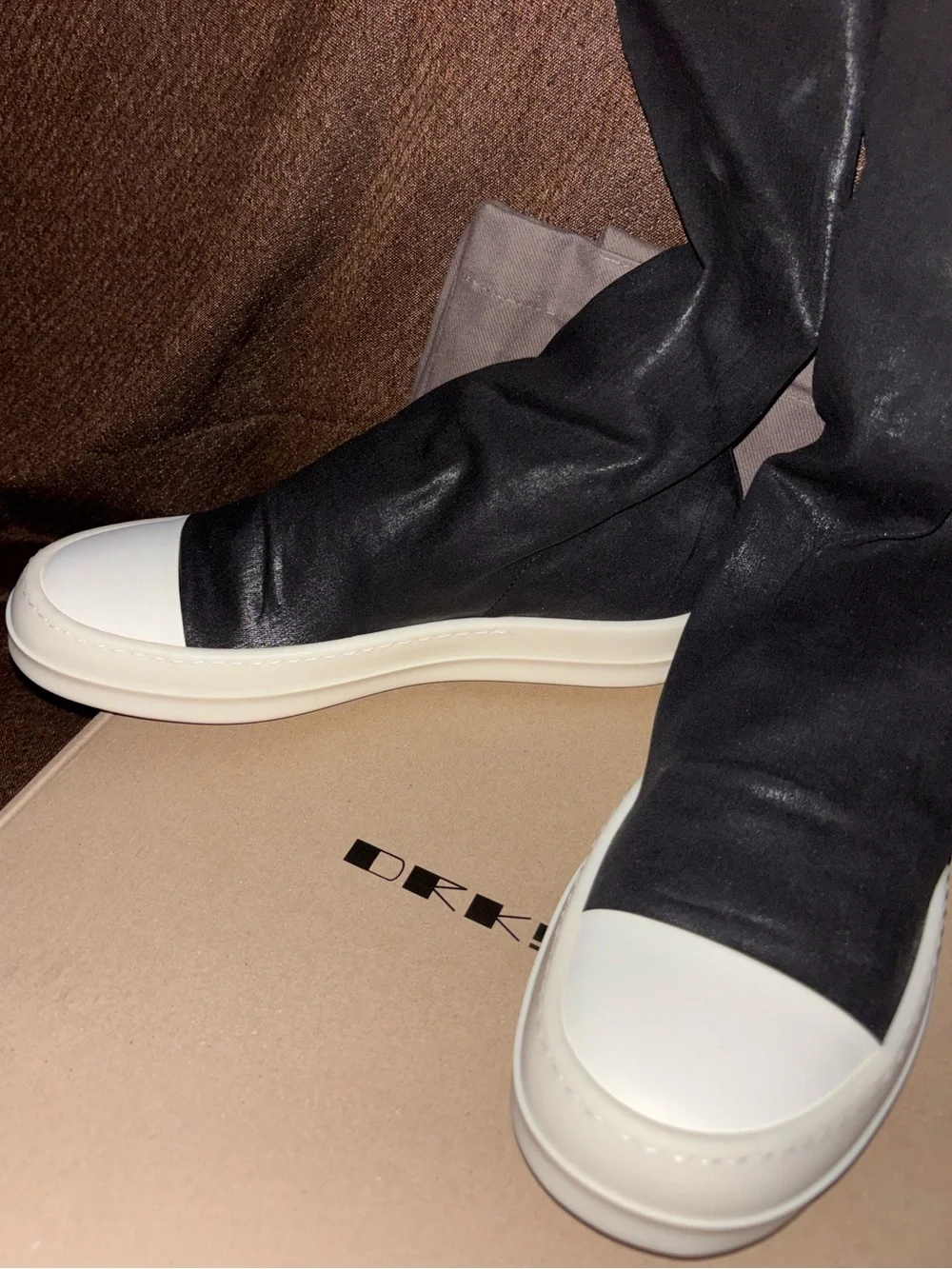 Rick Owens platform 40 cream