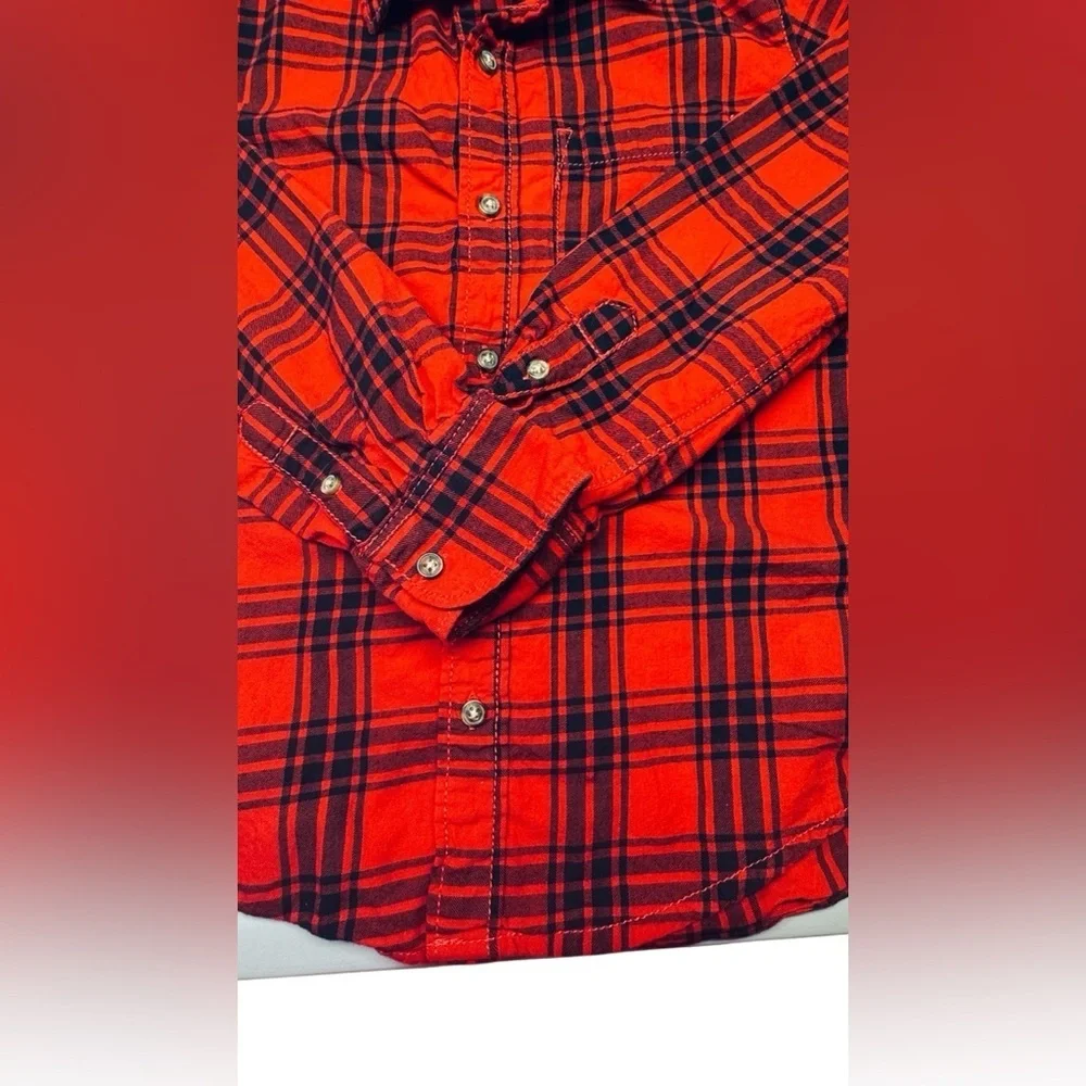 Carter’s Red & Black Plaid Flannel Shirt – Size 6