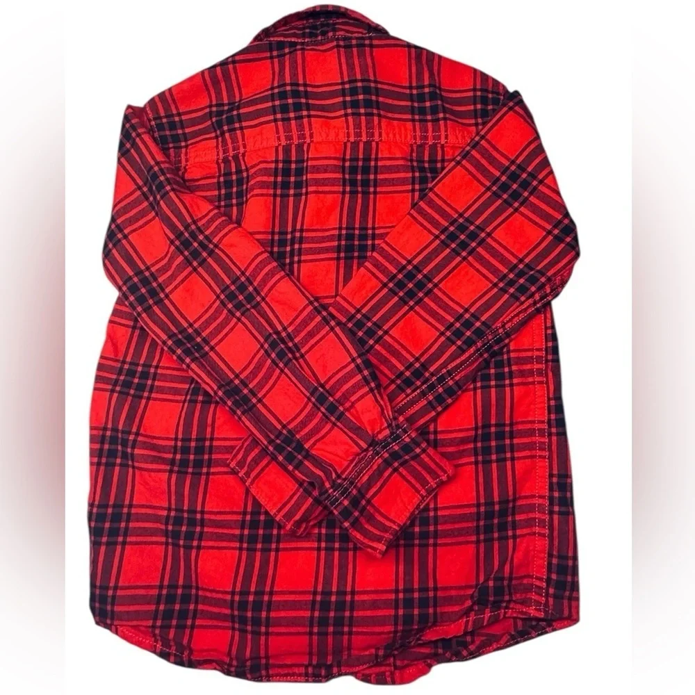 Carter’s Red & Black Plaid Flannel Shirt – Size 6
