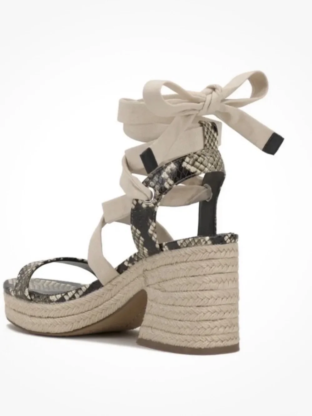 Vince Camuto Roreka Wraparound Tie Espadrille Sandal Size 7.5