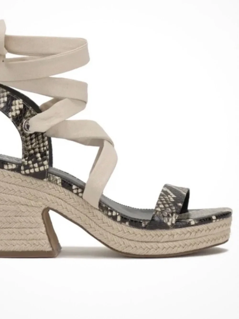 Vince Camuto Roreka Wraparound Tie Espadrille Sandal Size 7.5