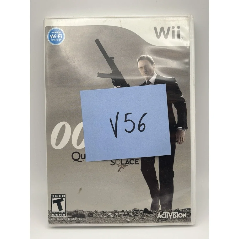 James Bond 007: Quantum of Solace Nintendo Wii 2008 Complete CIB