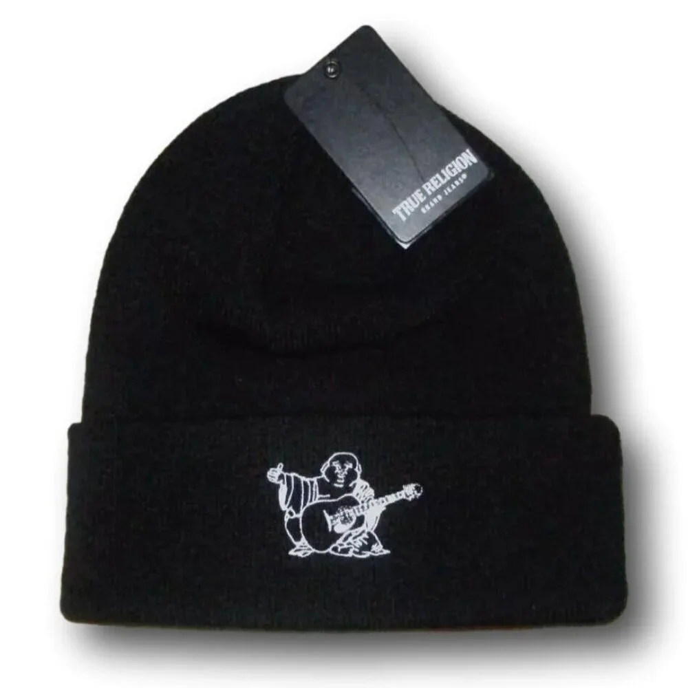 MEN'S TRUE RELIGION BEANIE HAT  NEW WITH TAG  MATERIAL: 100% ACRYLIC NWT