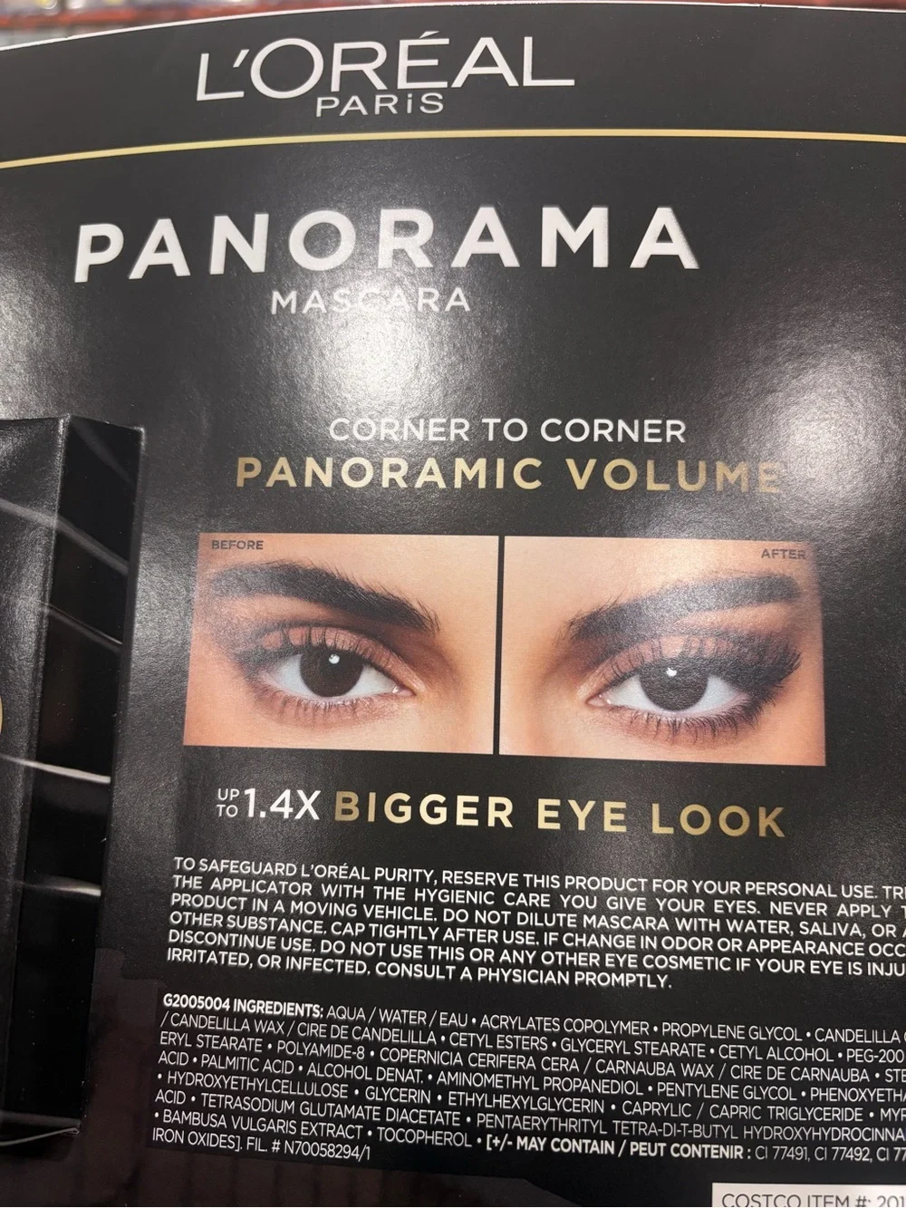 LOreal panoramic volume