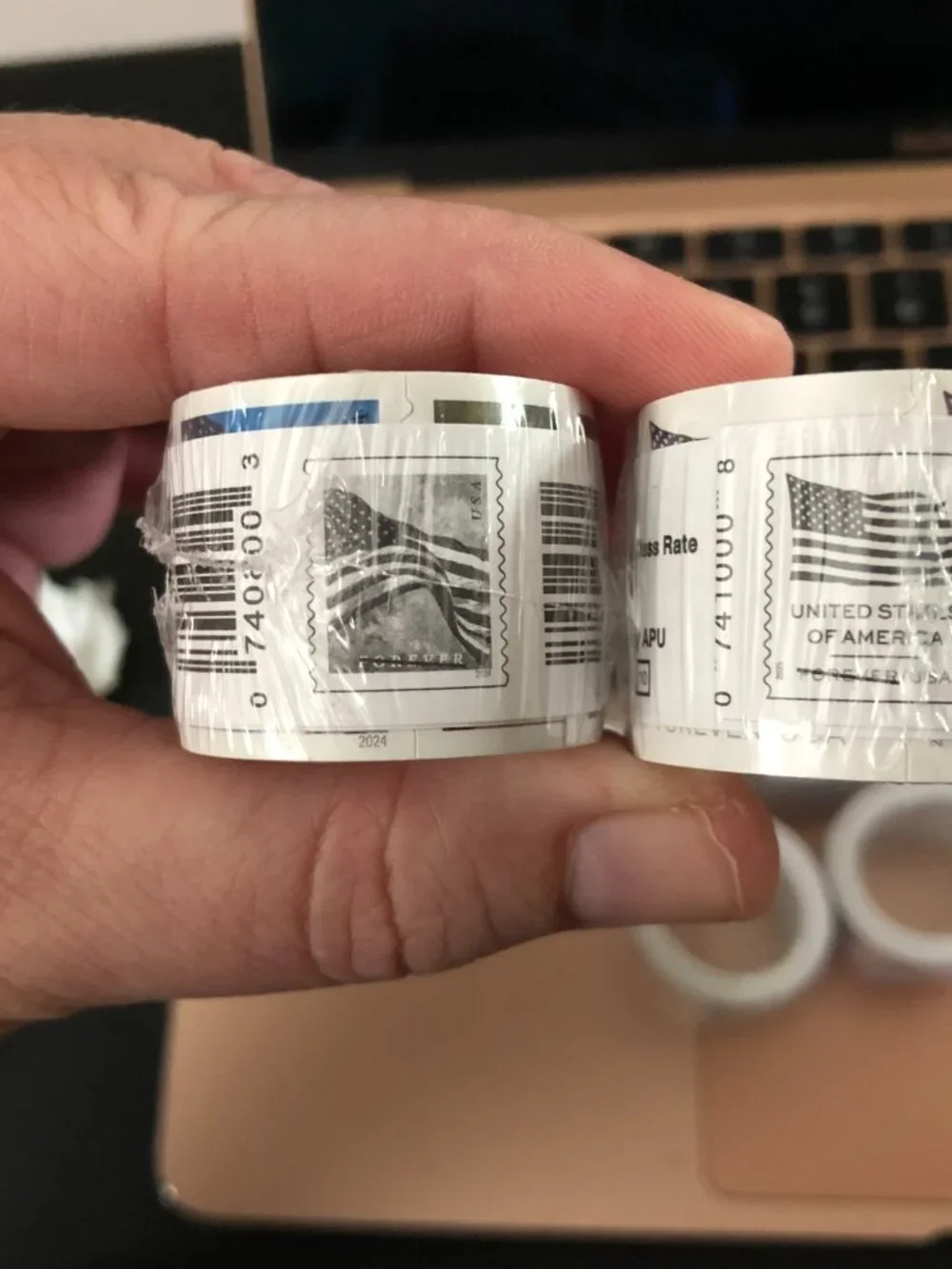 Stamps 10 Rolls of 100, Never Expire