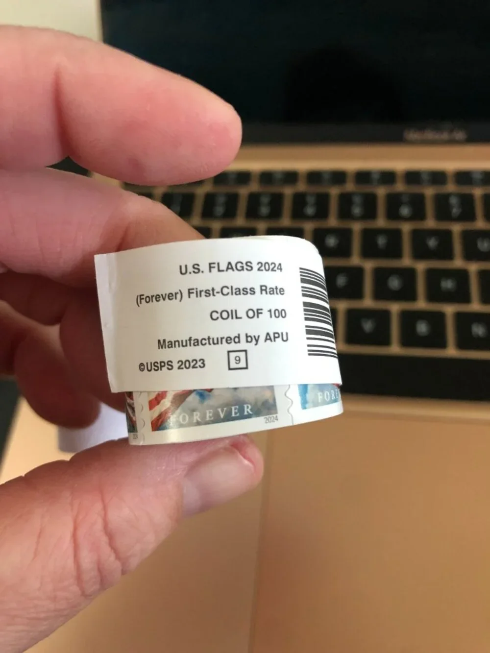 Stamps 10 Rolls of 100, Never Expire