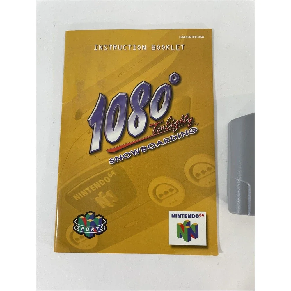 1080 Snowboarding Nintendo 64 N64 Game w/ Manual Tested Authentic