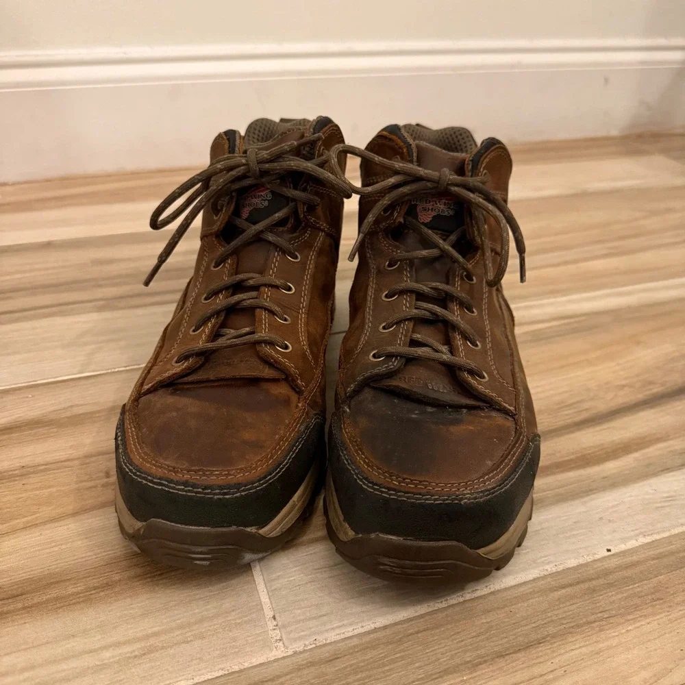 Red Wing Shoes feature visible outdoor