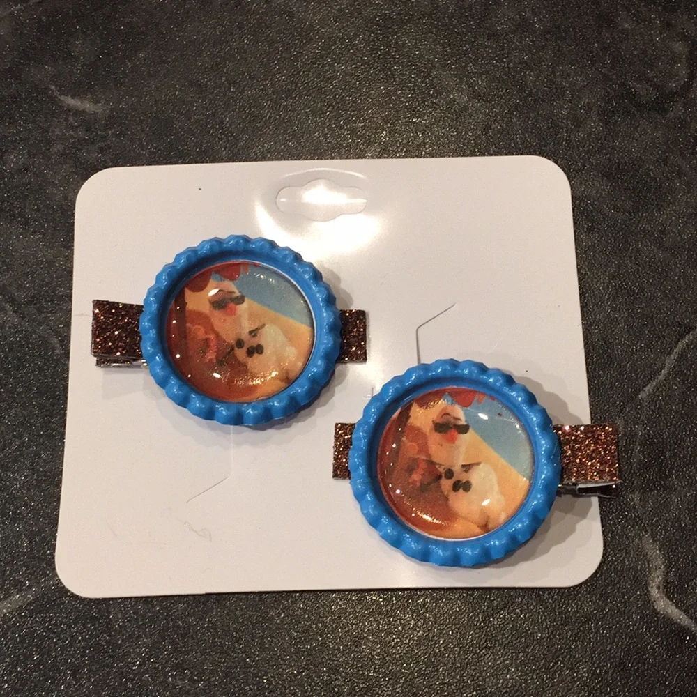 3 For $16 Frozen/Olaf  Hair Clips