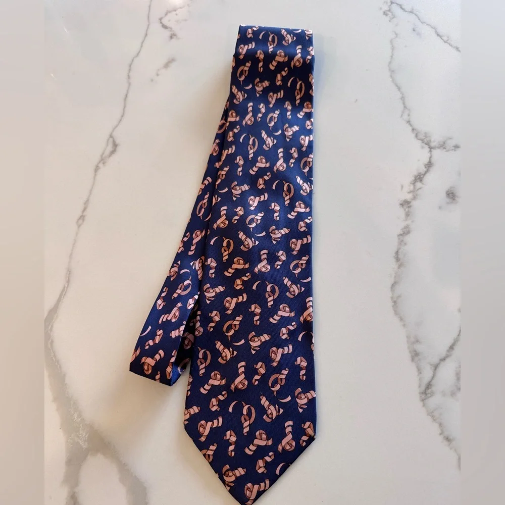 Gucci navy silk