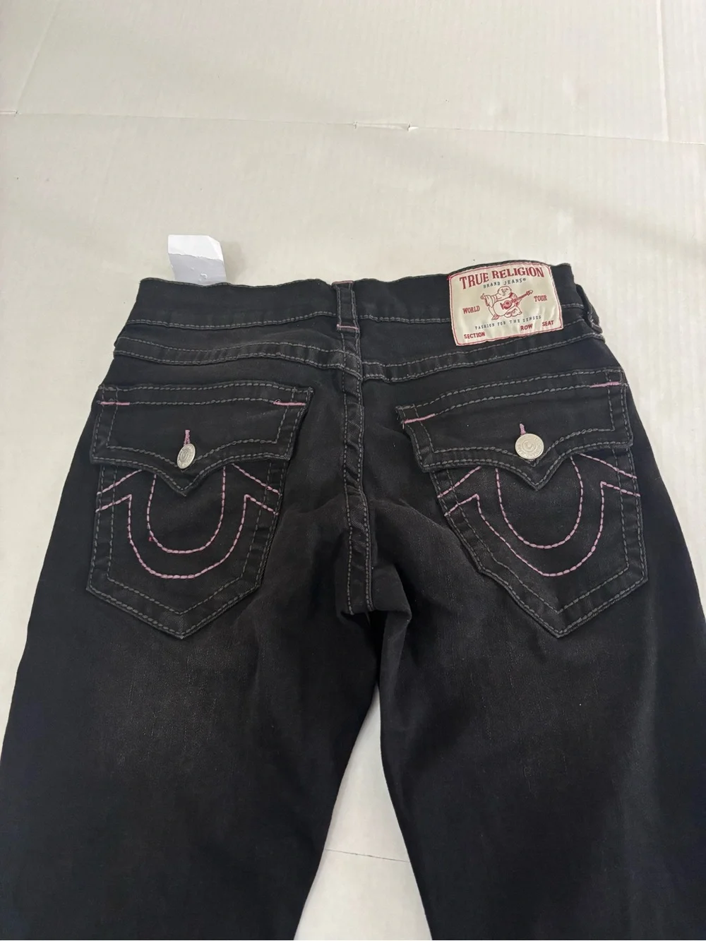 True Religion Jeans Geno Big T Flap Men's Relaxed Slim 700046 sz 29 inseam 31.5”