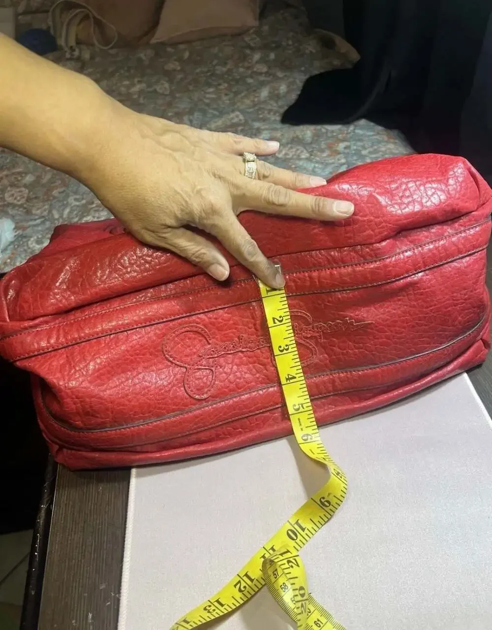 Jessica Simpson red zip