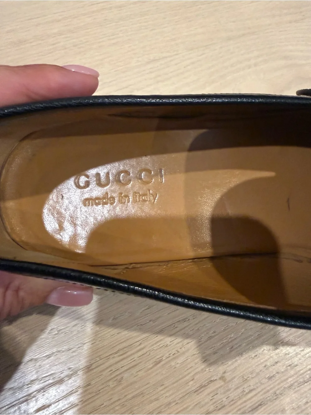 Gucci dress interior across