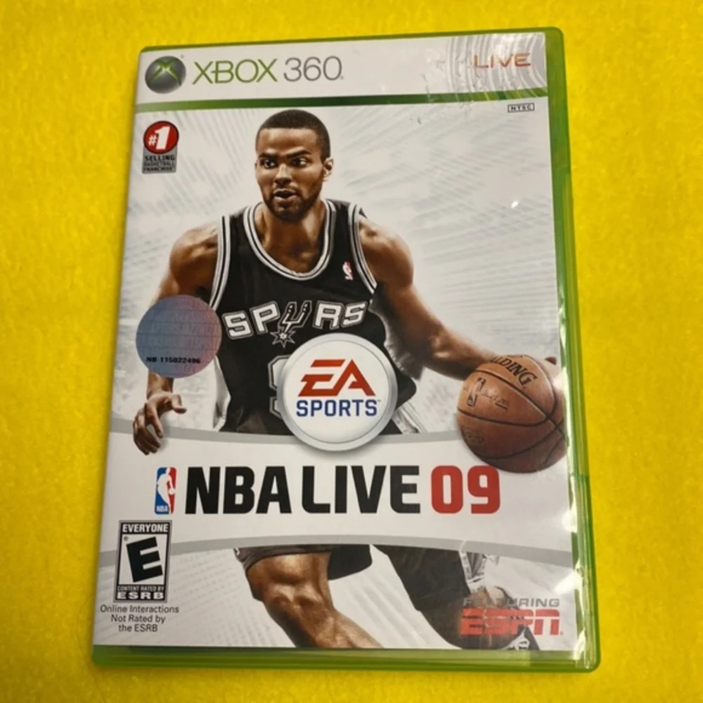 XBOX 360 NBA Live 09 game
