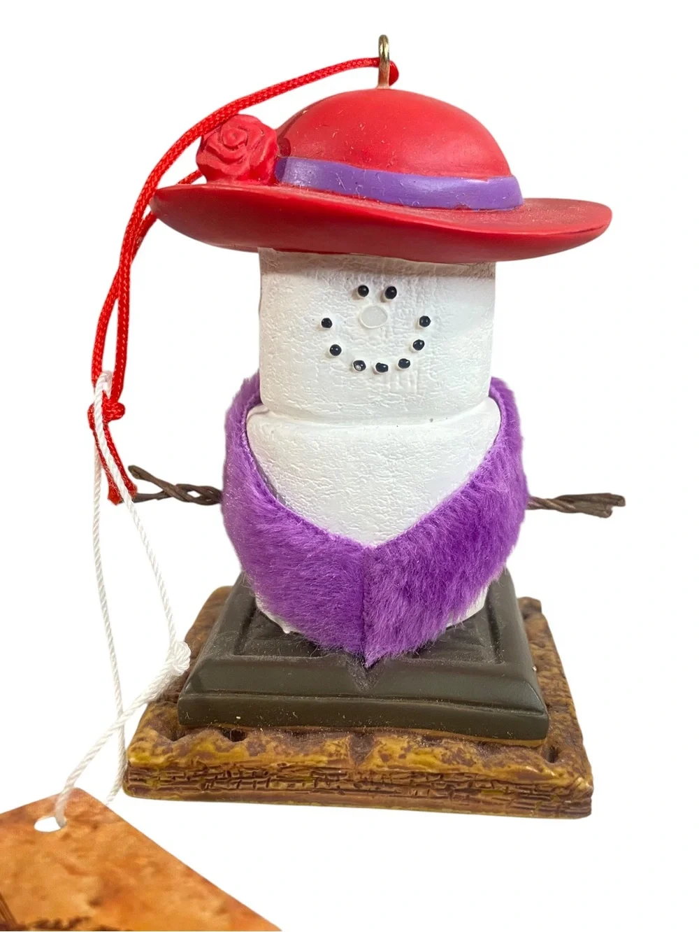 Red Hat Society Holiday Ornament Original S'mores Collection By Midwest NWT