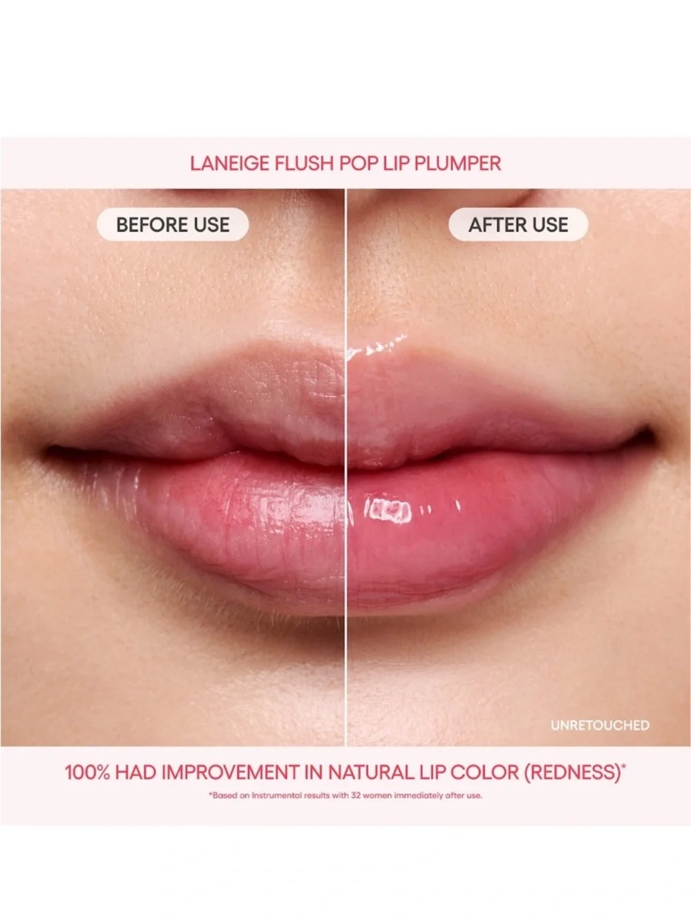 LANEIGE Flush Pop Lip Plumper Gloss