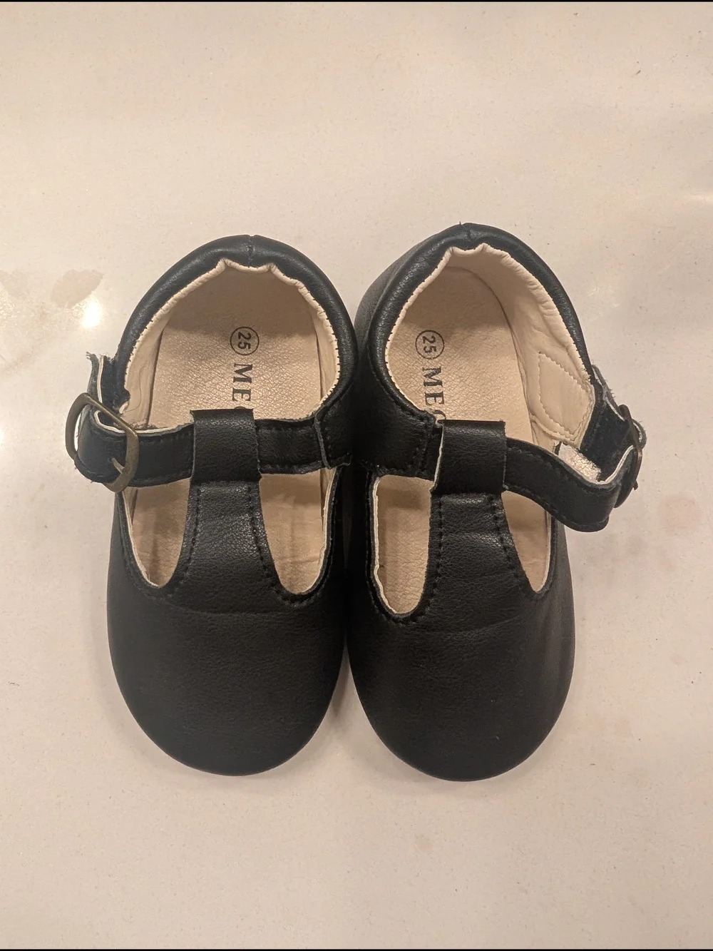 Kids Black T‑Strap Mary Jane Dress Shoes - Classic Comfort