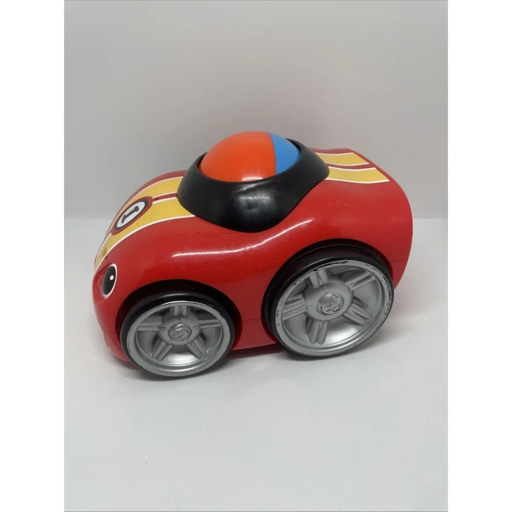 Fisher Price Lil' Zoomers Shake and Crawl Racer Red Car Rattle Baby‎