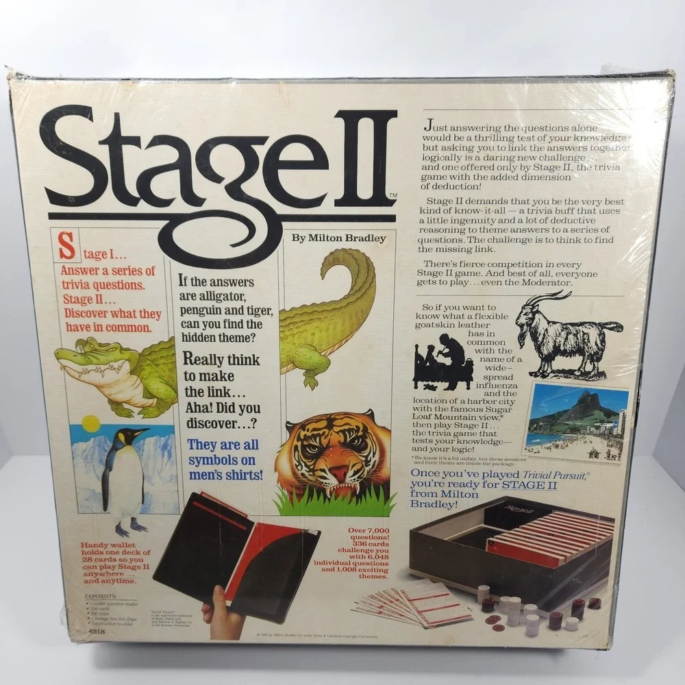 Milton Bradley 1985 vtg
