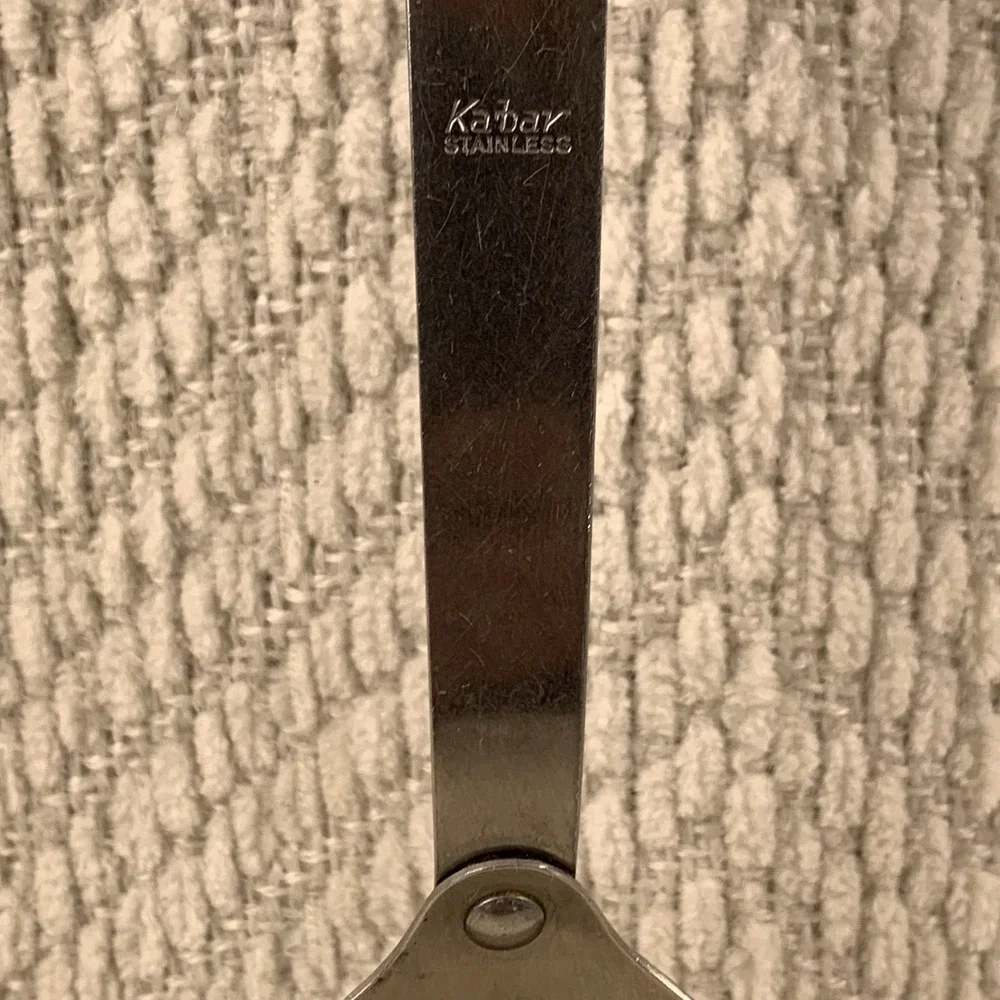 Vintage Kabar Stainless Serving Spoon‎ Metal Kitchen Cooking Utensil Farmhouse