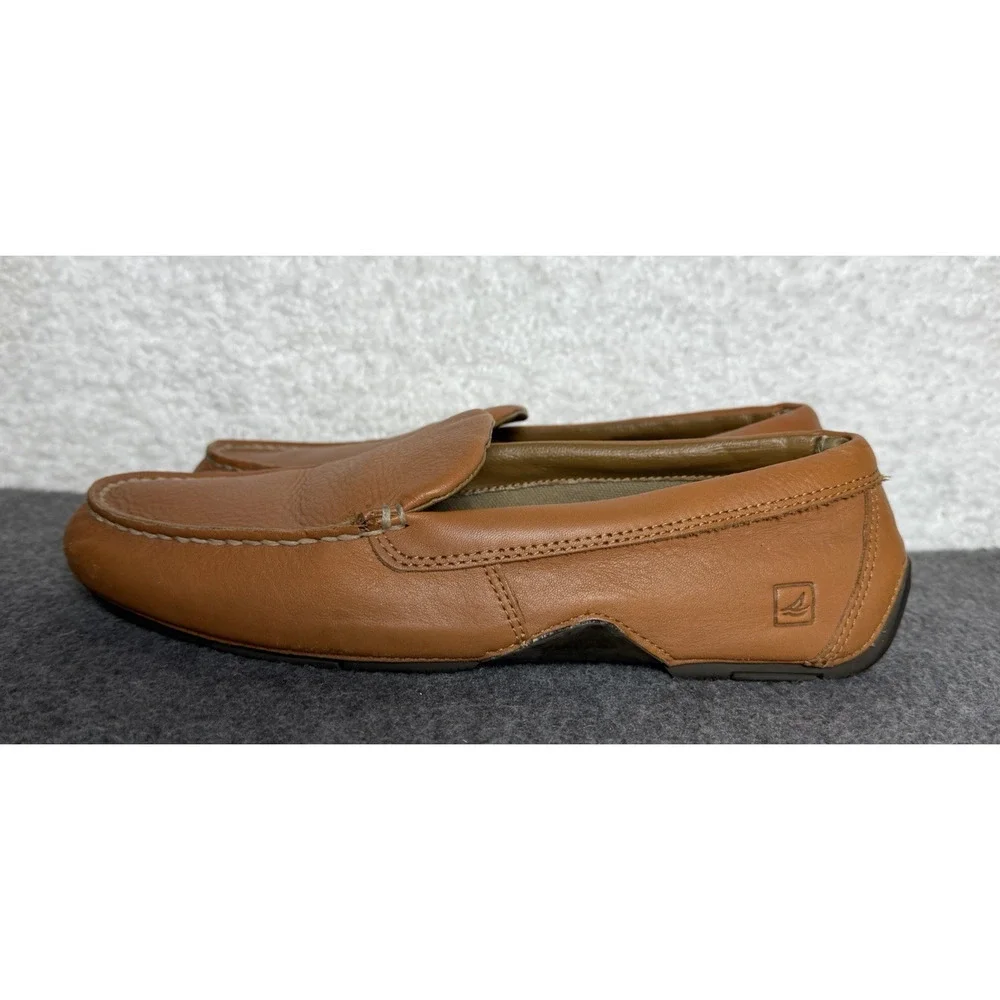 Sperry Top Sider Wave Driver Leather Men’s Slip-On Loafer Boat Shoes - Size 9