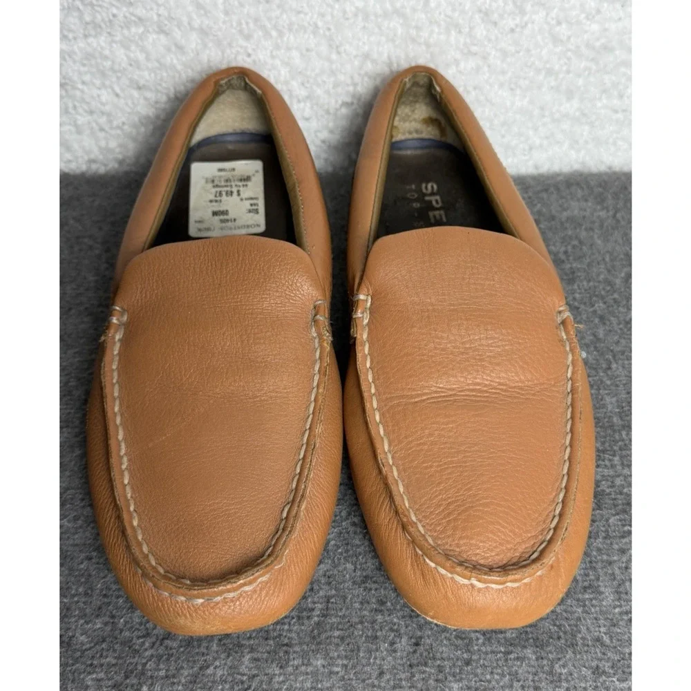 Sperry Top Sider Wave Driver Leather Men’s Slip-On Loafer Boat Shoes - Size 9