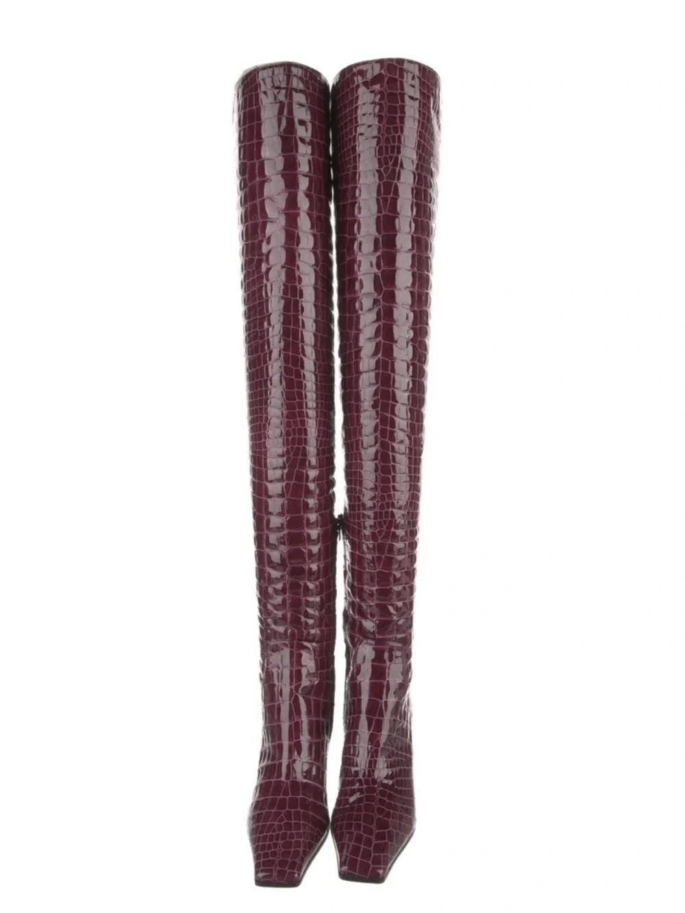 Khaite Printed Leather boots