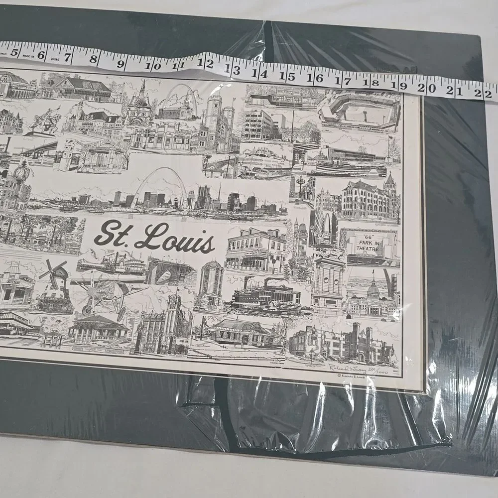 St. Louis Lithigraph Signed Copy‎ By Richard E. Long Print