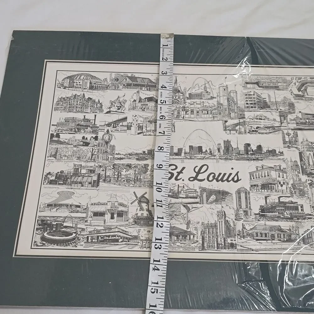St. Louis Lithigraph Signed Copy‎ By Richard E. Long Print