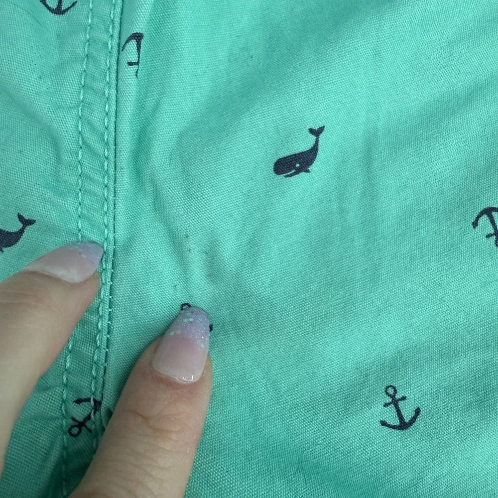 Carters Shorts Boy 24‎ Months Pull On Whale Anchor Stripe 100% Cotton Summer