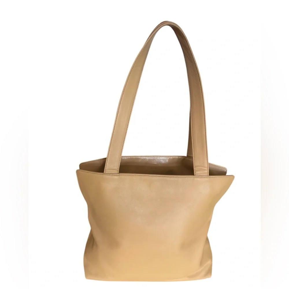 Chanel Shoulder Tote with COA — Yellowish-tan