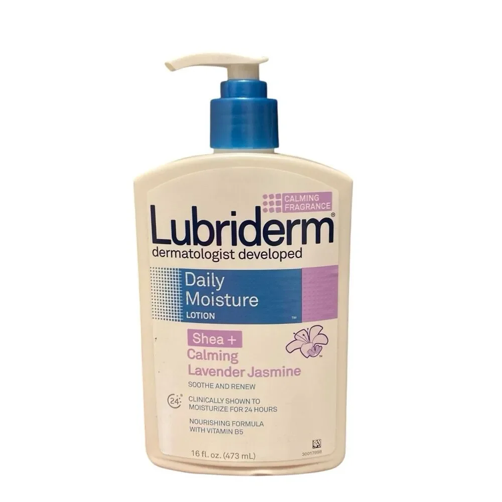Lubriderm Daily Moisture Lotion Shea + Calming Lavender Jasmine 16 Fl‎ Oz NEW