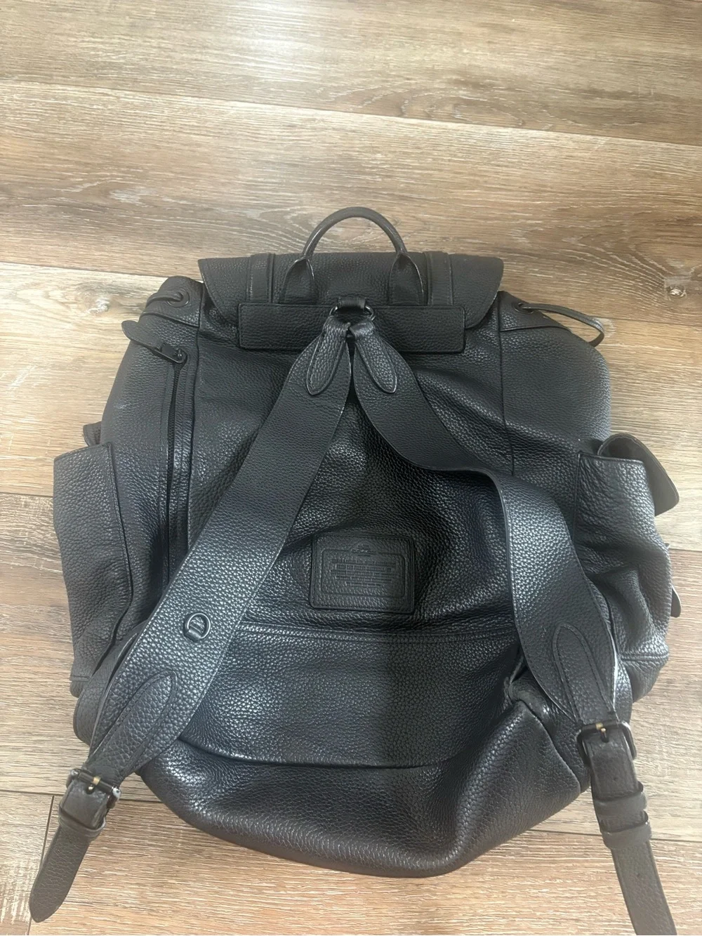 Coach pebbled leather