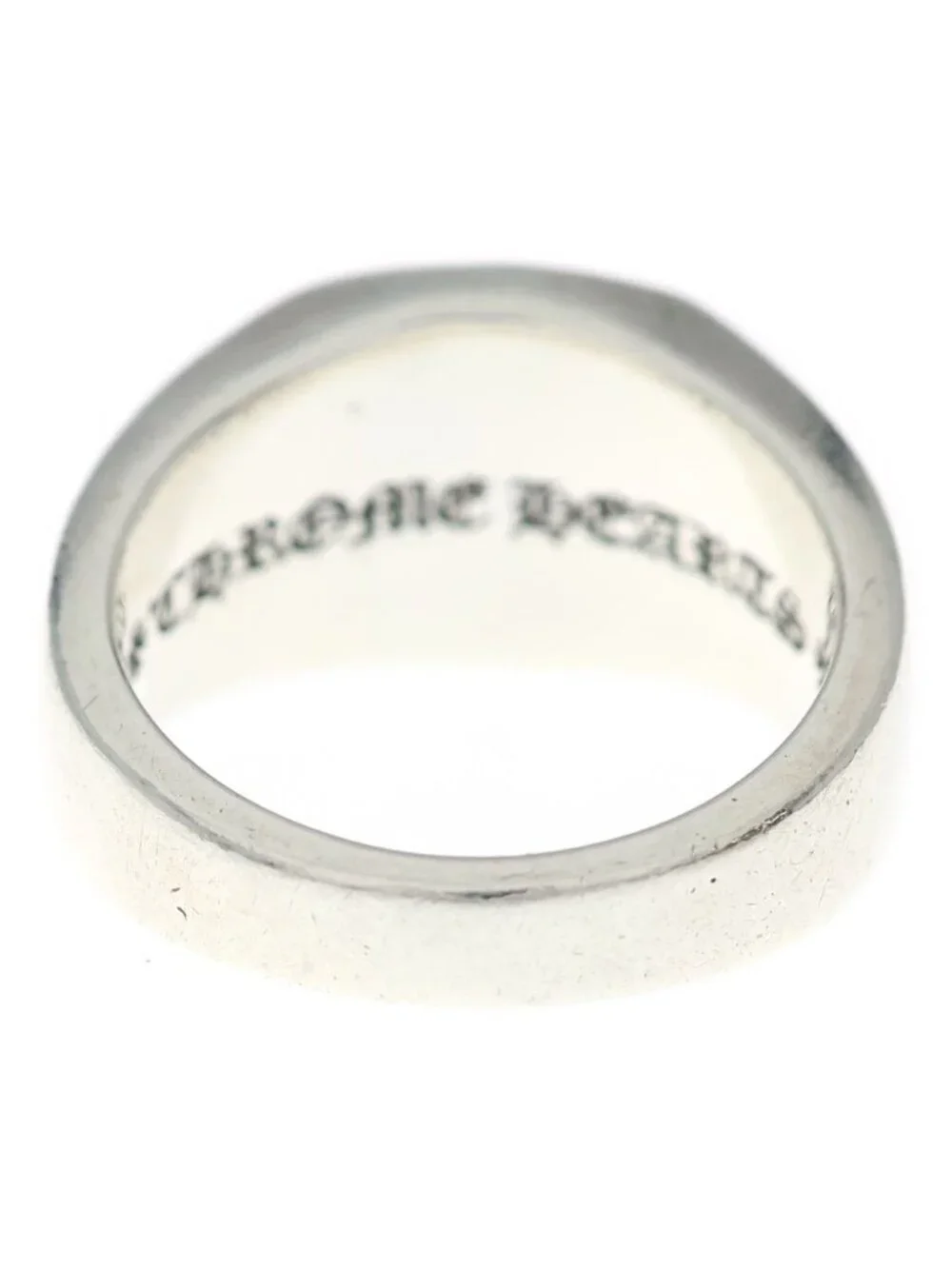 Chrome Hearts SM Champion Small Ring Pave Diamond Silver