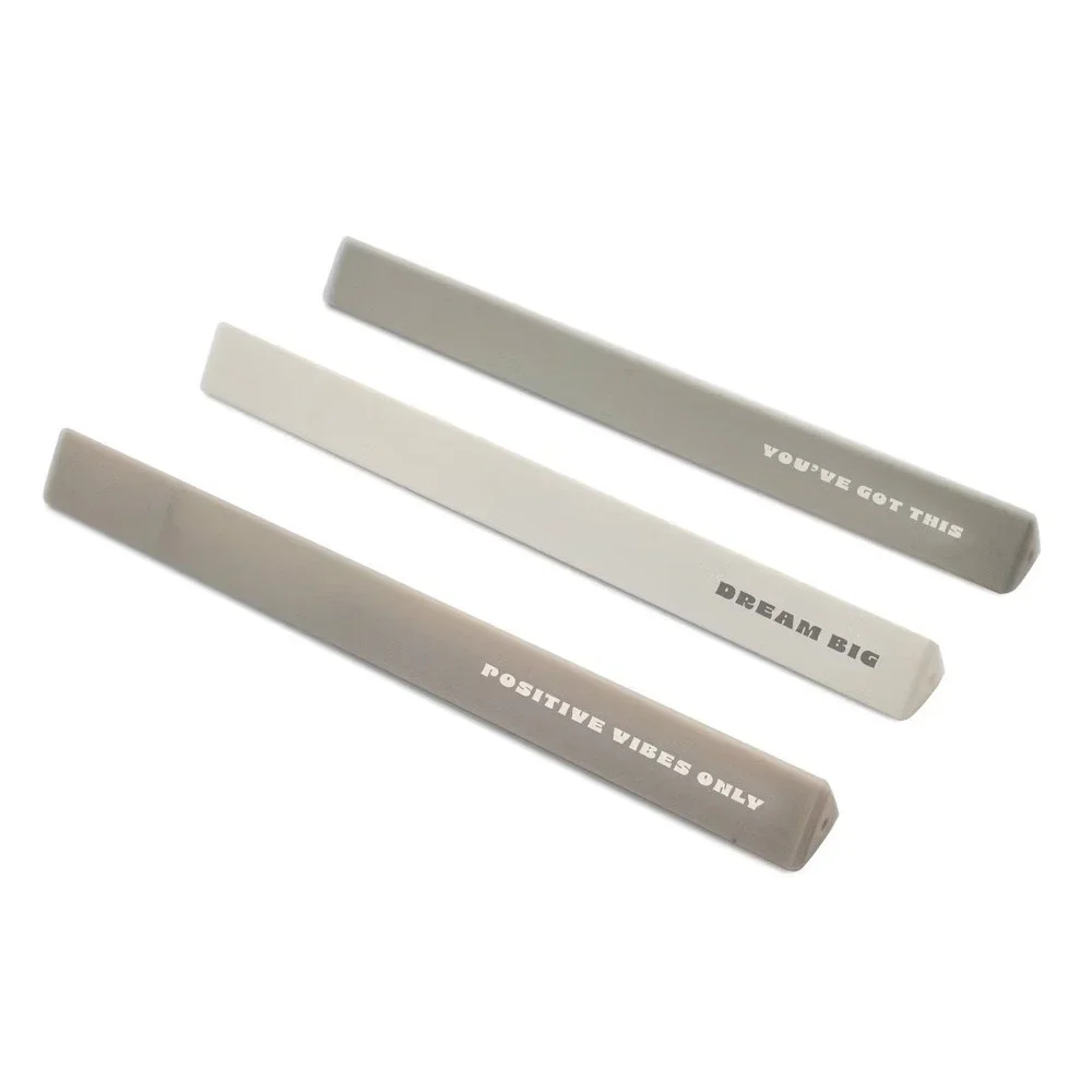 NPW Soft Touch Positive Pens 3 Pack‎ Black Ink Ballpoint Motivational