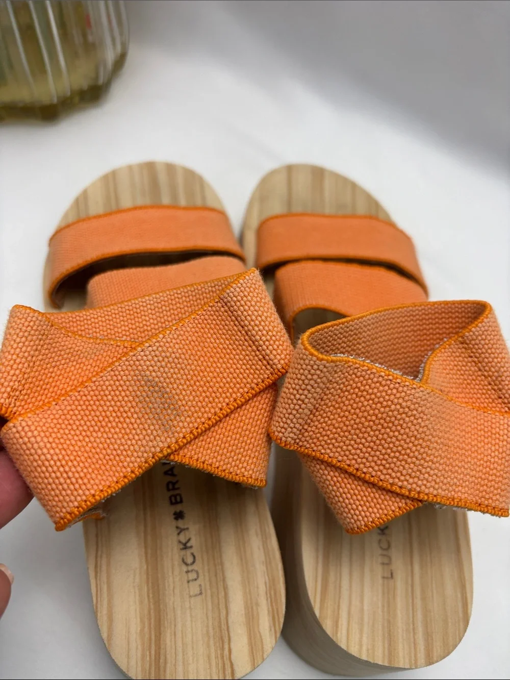 Lucky Brand bold orange
